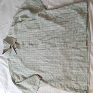 Bugatchi Uomo pastel plaid short sleeve button down shirt